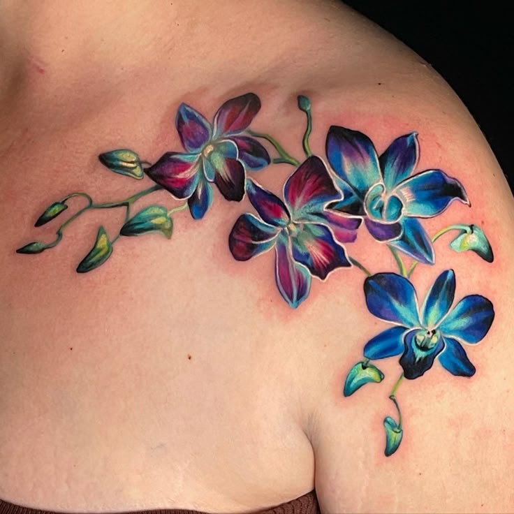 26 Orchid Tattoo Ideas 2025 for Minimalist, Colour, and Fine Line Designs