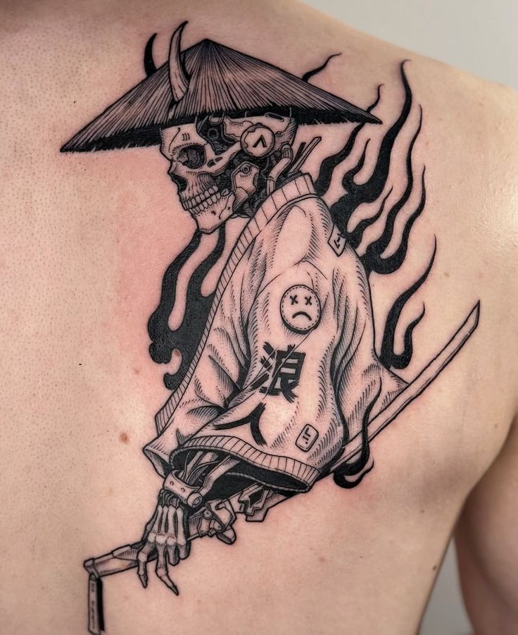 30 Blackwork Tattoo Ideas 2025 for Men &#038; Women – Bold Sleeve, Flash, Coverup &#038; Arm Design