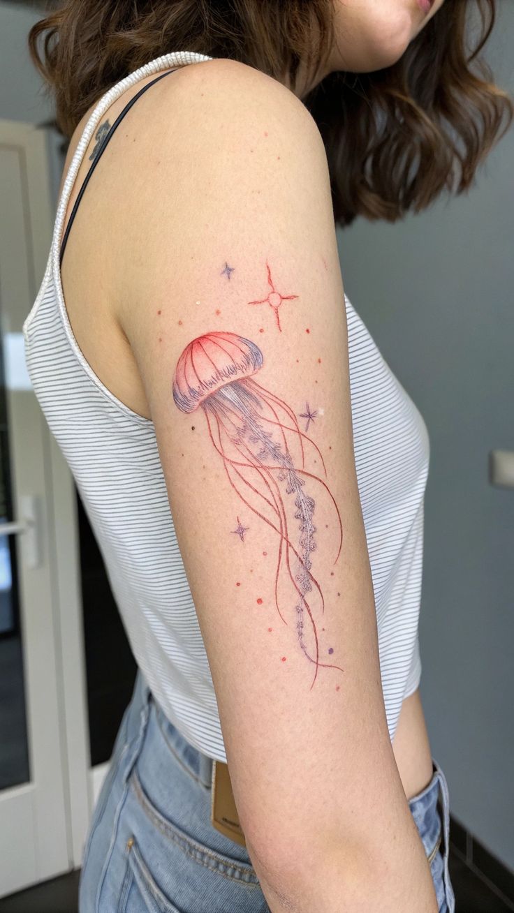 30 Jellyfish Tattoo 2025 Designs with Meaning and Style Flowing