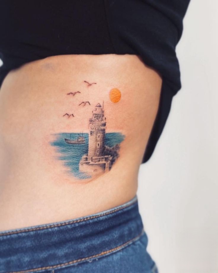 Check Out 29 Cool Lighthouse Tattoo Ideas for 2025