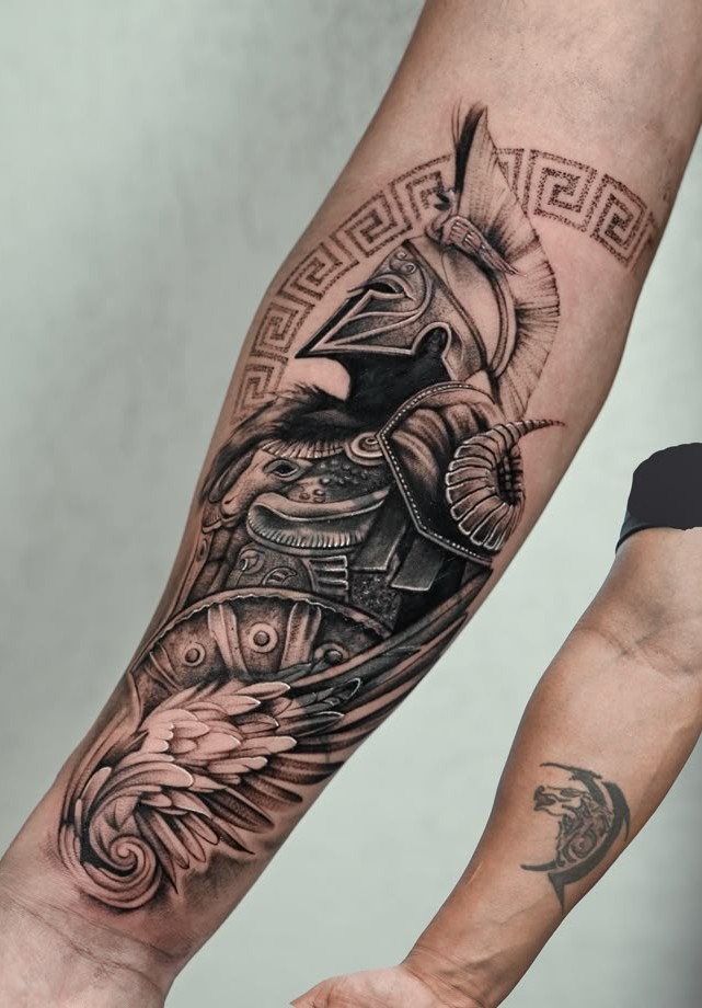 27 Spartan Tattoo Ideas 2025 Bold Sleeve, Chest, Leg &#038; Forearm Designs