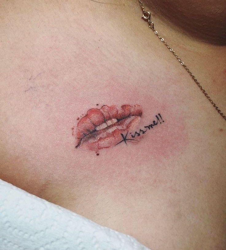 29 Lip Tattoo Ideas 2025 With Kiss Prints, Vampire Designs, Color Ideas, Shading, Placement Tips