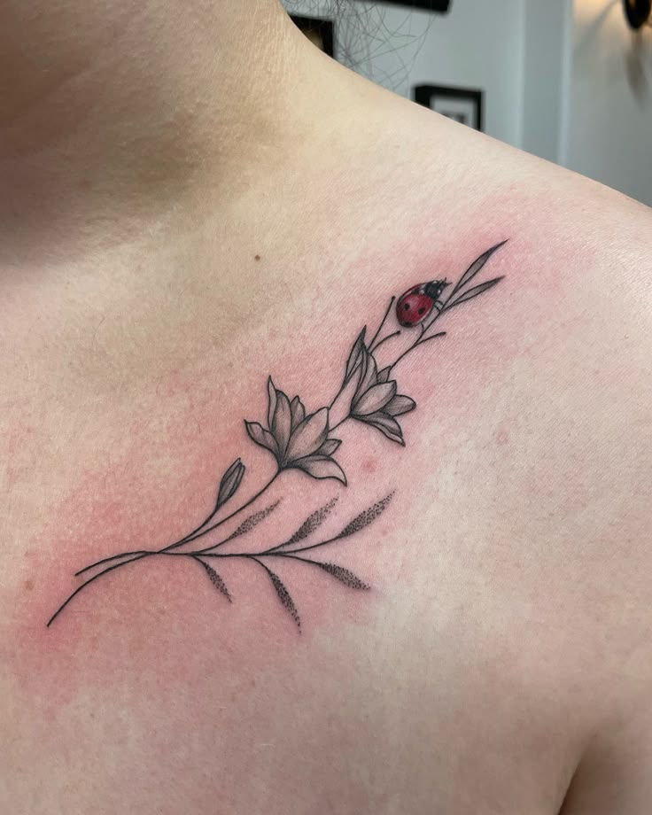 29 Ladybug Tattoo Ideas 2025 with Stencil Designs, Fine Line, Traditional Style, Gothic, Floral