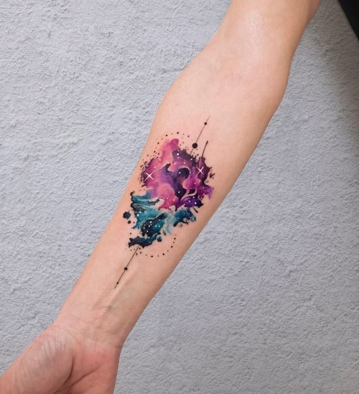 27 Space Tattoo Ideas 2025 for Women and Men – Galaxy Sleeve Designs, Minimalist Forearm Art