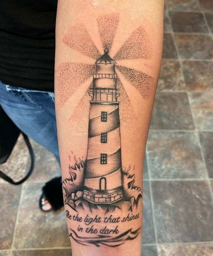 Check Out 29 Cool Lighthouse Tattoo Ideas for 2025