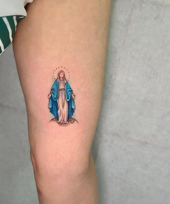 25 Jesus Tattoo Ideas 2025: Sacred Heart, Virgin Mary, Fine Line, Sleeve for Women, Back, Forearm