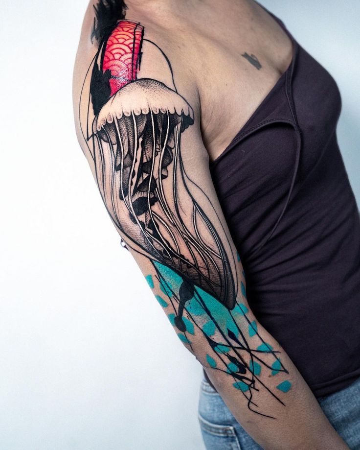 30 Jellyfish Tattoo 2025 Designs with Meaning and Style Flowing