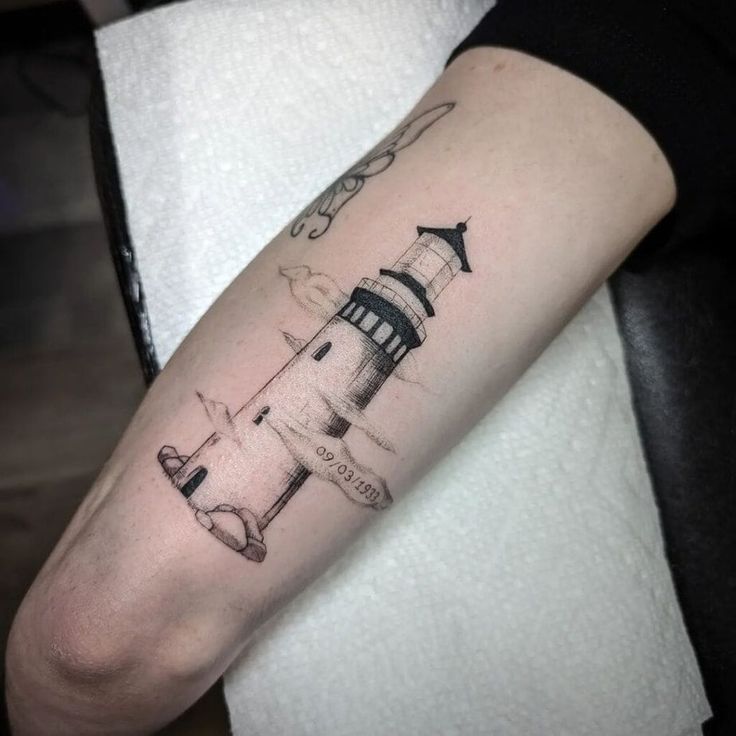 Check Out 29 Cool Lighthouse Tattoo Ideas for 2025
