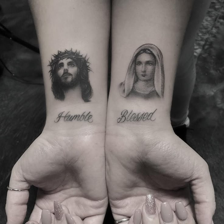 25 Jesus Tattoo Ideas 2025: Sacred Heart, Virgin Mary, Fine Line, Sleeve for Women, Back, Forearm