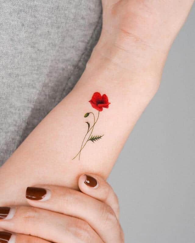 28 Poppy Tattoo Ideas 2025 for Women &#038; Men – Fine Line, Traditional, Minimalist &#038; Bold Red Floral Designs