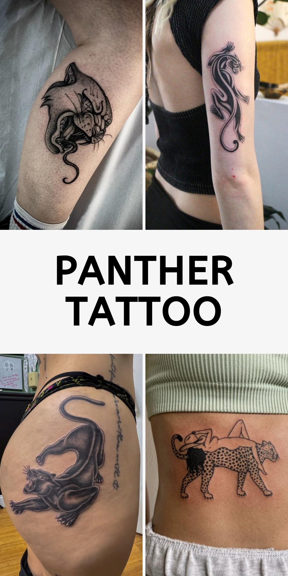 30 Panther Tattoo Ideas 2025 for Men and Women – Traditional, Neo Traditional, Pink, Black Ink