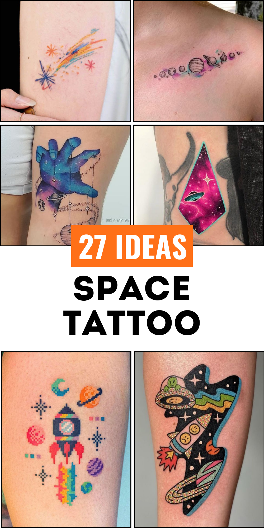 27 Space Tattoo Ideas 2025 for Women and Men – Galaxy Sleeve Designs, Minimalist Forearm Art