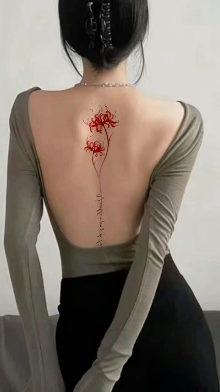 Spider Lily Tattoo 30 Ideas 2025 with Traditional Japanese Design, Arm Sleeve, Abstract Meaning