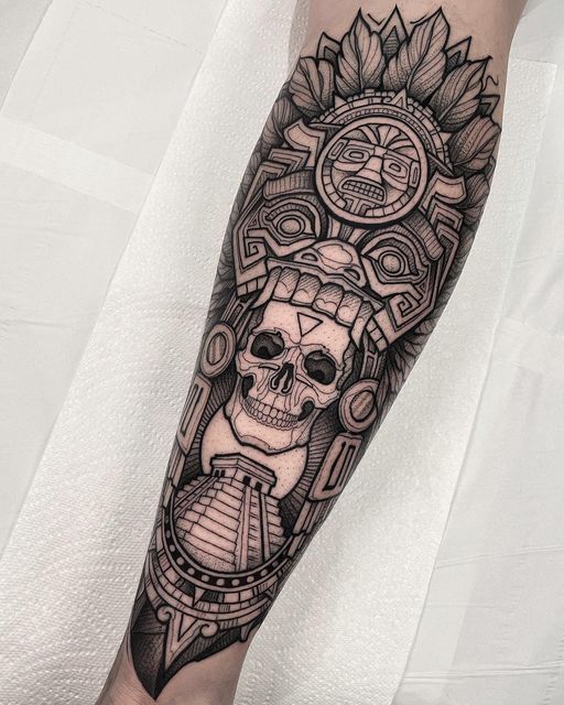 Aztec Tattoo 25 Ideas 2025: Mexican Art Traditional Designs For Men and Women