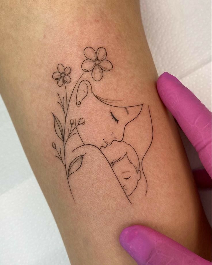 Mom Tattoos Ideas 2025: Fresh Tattoos Ideals of Daughter, Son, Traditional, Simple, and Grief Inkige