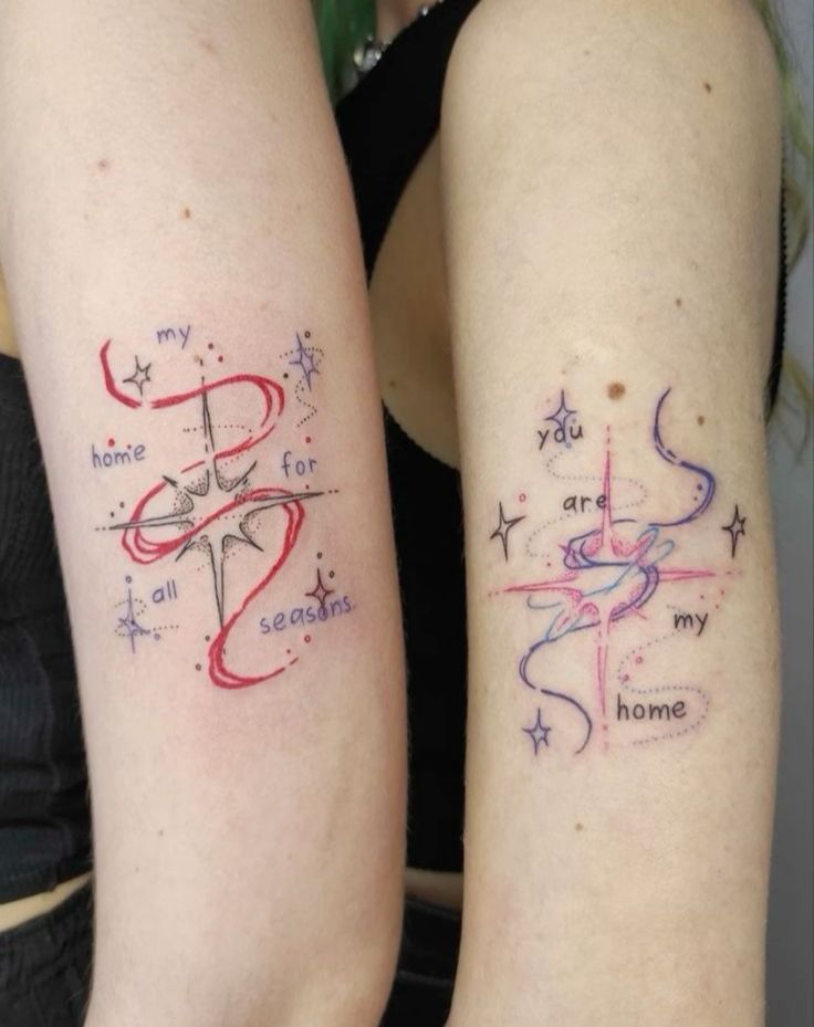 28 Matching Tattoo Ideas 2025 for Everyone – Cute, Unique, Silly, and Meaningful Ink You&#8217;ll Love