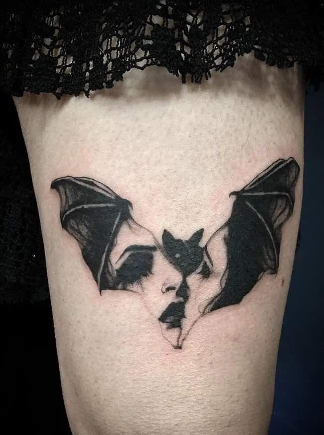 Bat Tattoo 25 Ideas in 2025 – A Collection of Stencil, Gothic, Old School, and Simple Arm and Chest Tattoos