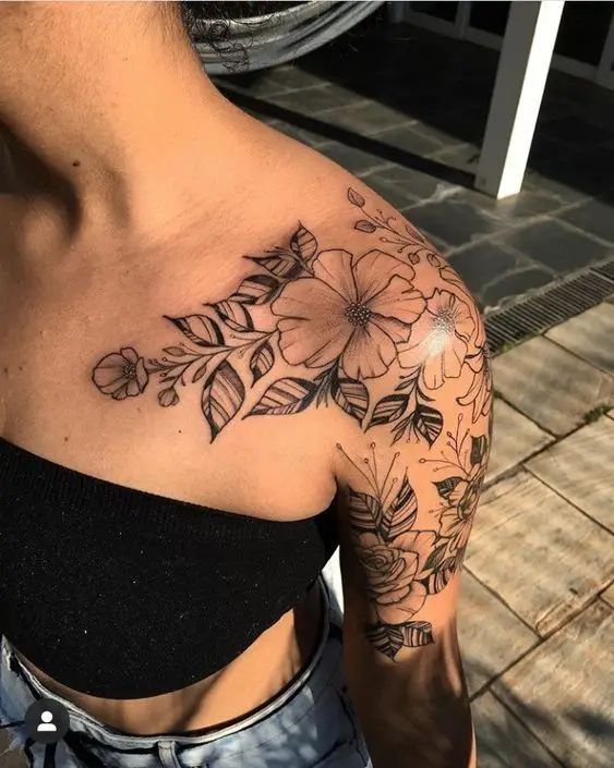 26 Shoulder Tattoo Ideas 2025 Women and Men &#8211; Ornamental, Fine Line, Eagle, Stencil, and More