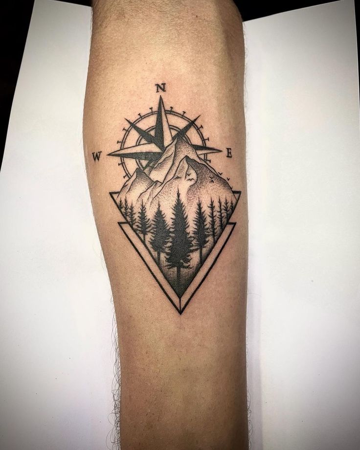 28 Compass Tattoo Ideas 2025: Designs for Men and Women, Anchor, Traditional and More