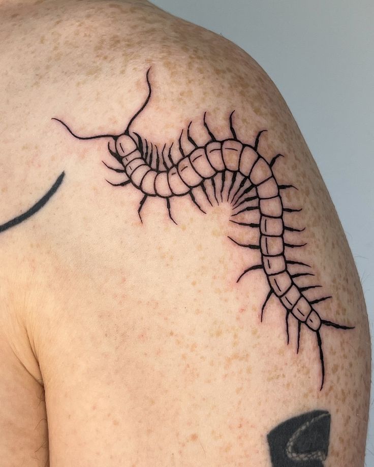 31 Centipede Tattoo Ideas 2025: Blackwork, Traditional, Tokyo Ghoul, Spider Lily, Skull, Giant Back