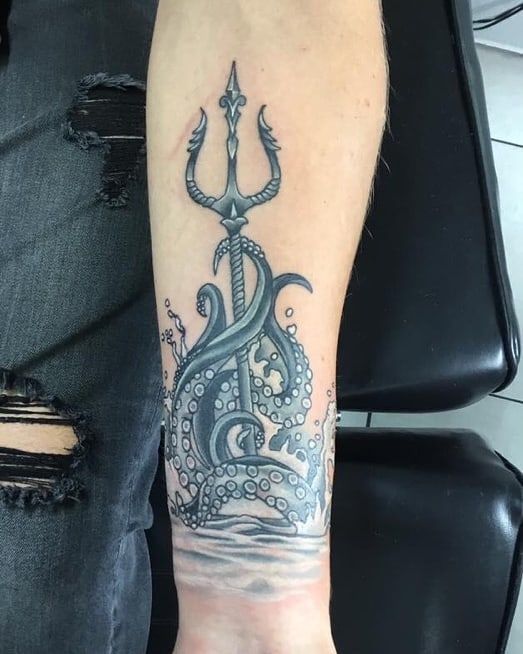 Poseidon Tattoo 26 Ideas 2025: Powerful Greek Mythology Designs for Men Featuring Sleeve