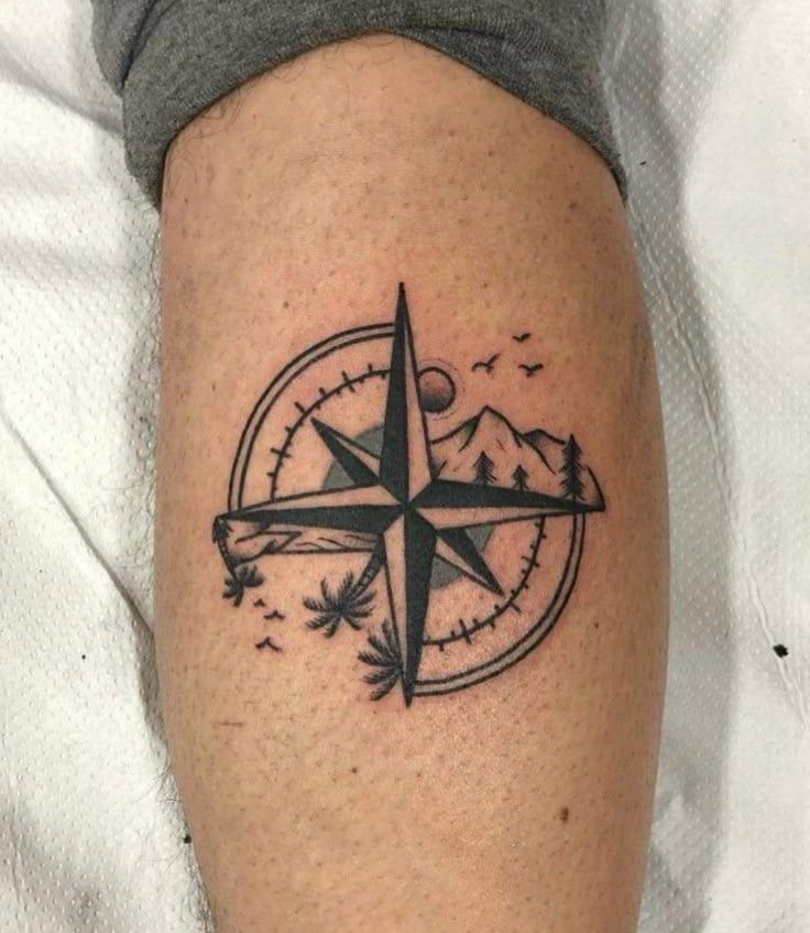 28 Compass Tattoo Ideas 2025: Designs for Men and Women, Anchor, Traditional and More