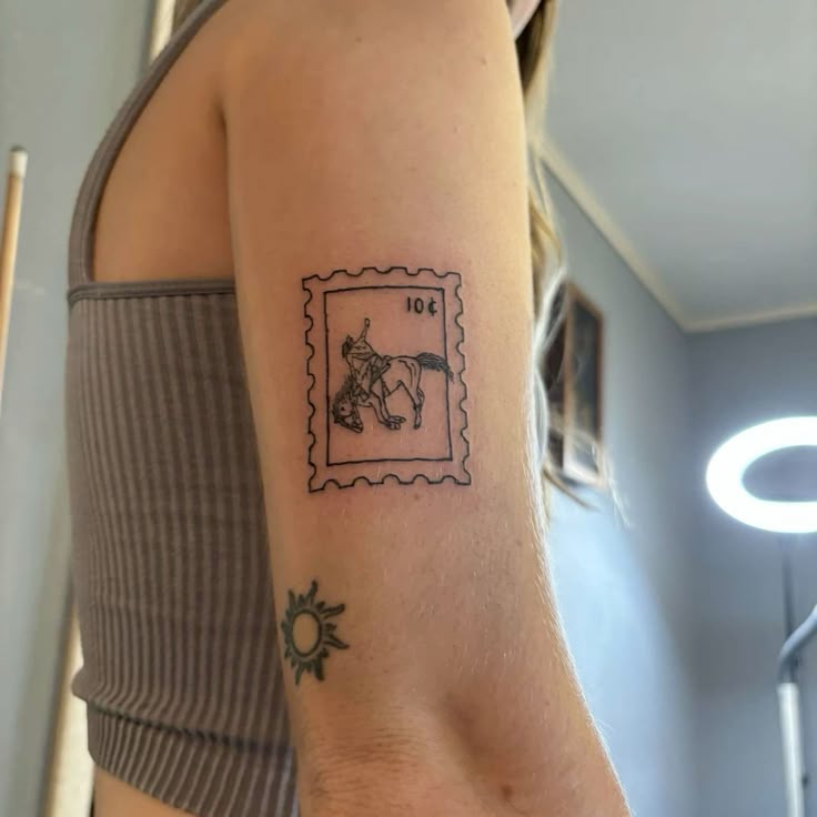 30 Unique Stamp Tattoo Ideas 2025 with Travel, Floral, Vintage, Fine Line, and Matching Postage Designs