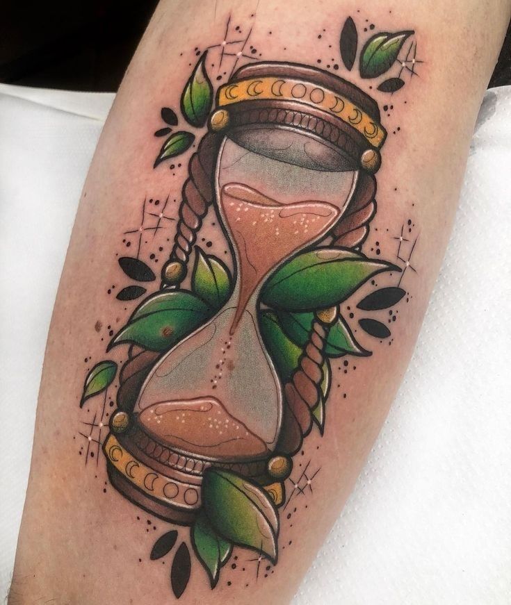 29 Hourglass Tattoo Ideas 2025 with Meaningful Designs for Men and Women — Minimalist, Feminine, Traditional