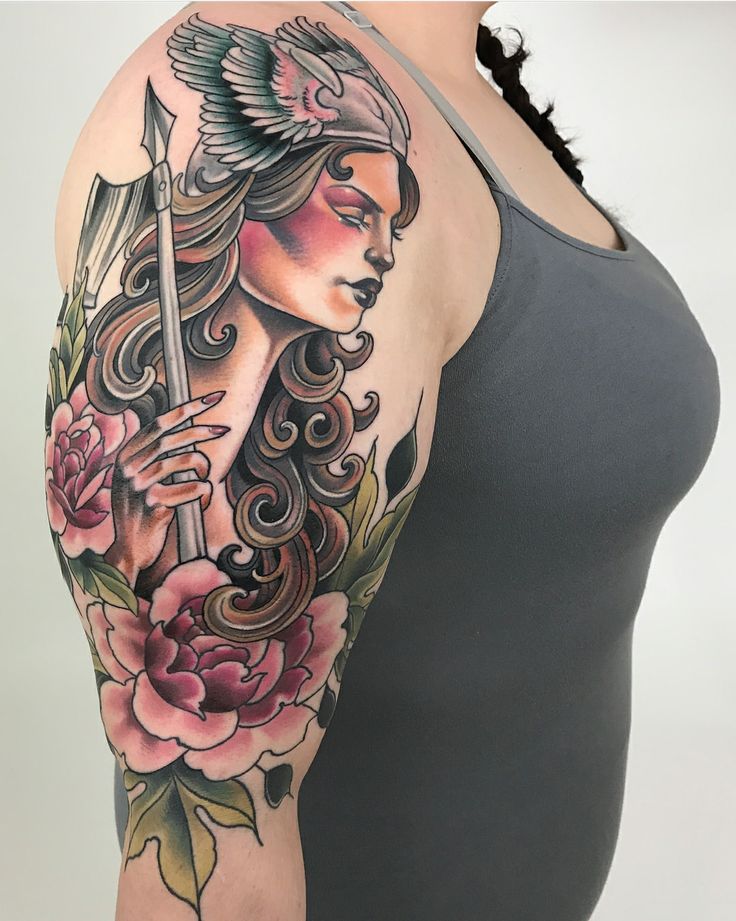 27 Norse Mythology Tattoo Valkyries Ideas Featuring Female Warriors &#038; Symbolic Designs