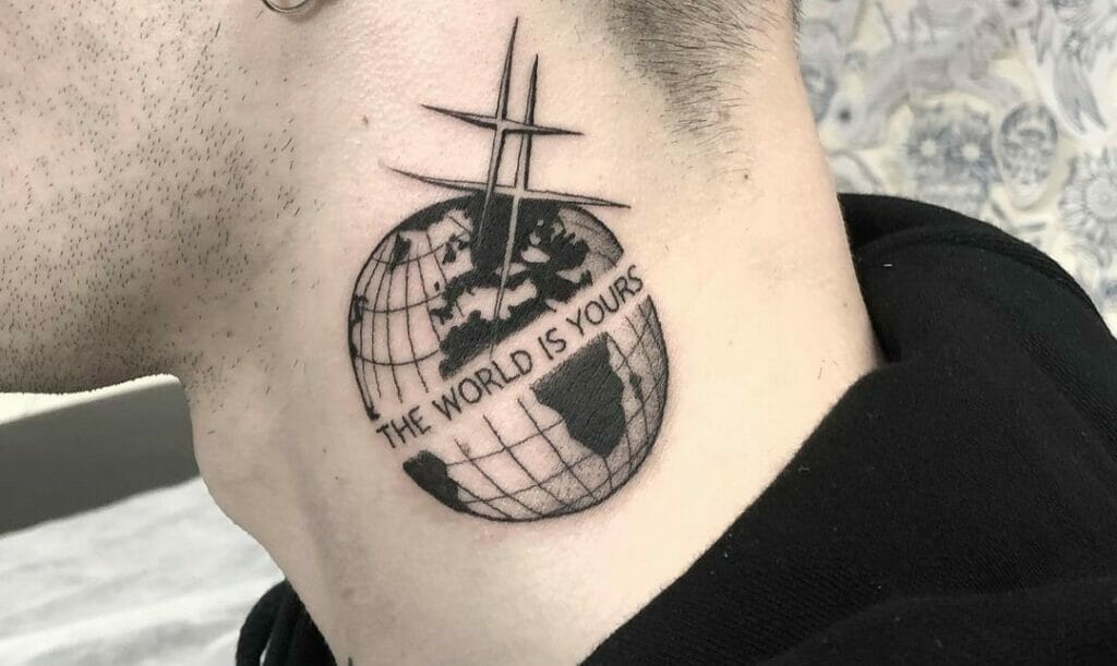 25 The World Is Yours Tattoo Ideas 2025: Scarface Designs, Forearm, Leg &#038; Women Tattoos
