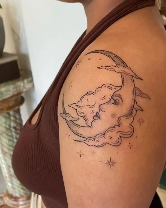26 Shoulder Tattoo Ideas 2025 Women and Men &#8211; Ornamental, Fine Line, Eagle, Stencil, and More