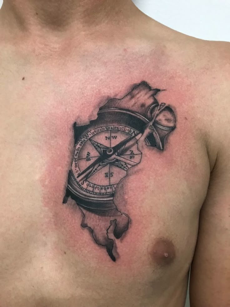 28 Compass Tattoo Ideas 2025: Designs for Men and Women, Anchor, Traditional and More
