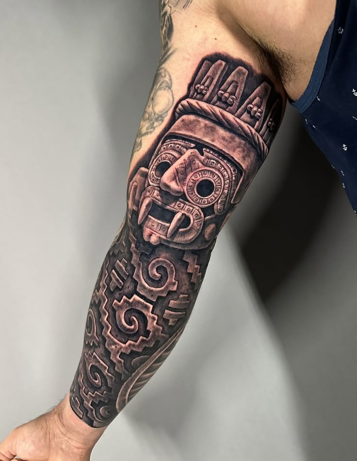 Aztec Tattoo 25 Ideas 2025: Mexican Art Traditional Designs For Men and Women