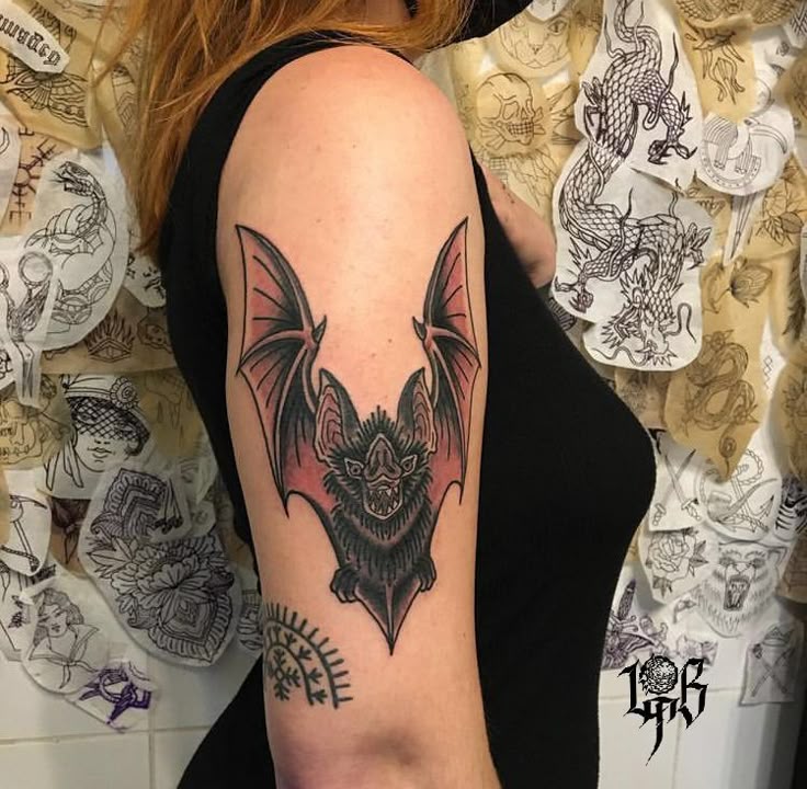 Bat Tattoo 25 Ideas in 2025 – A Collection of Stencil, Gothic, Old School, and Simple Arm and Chest Tattoos