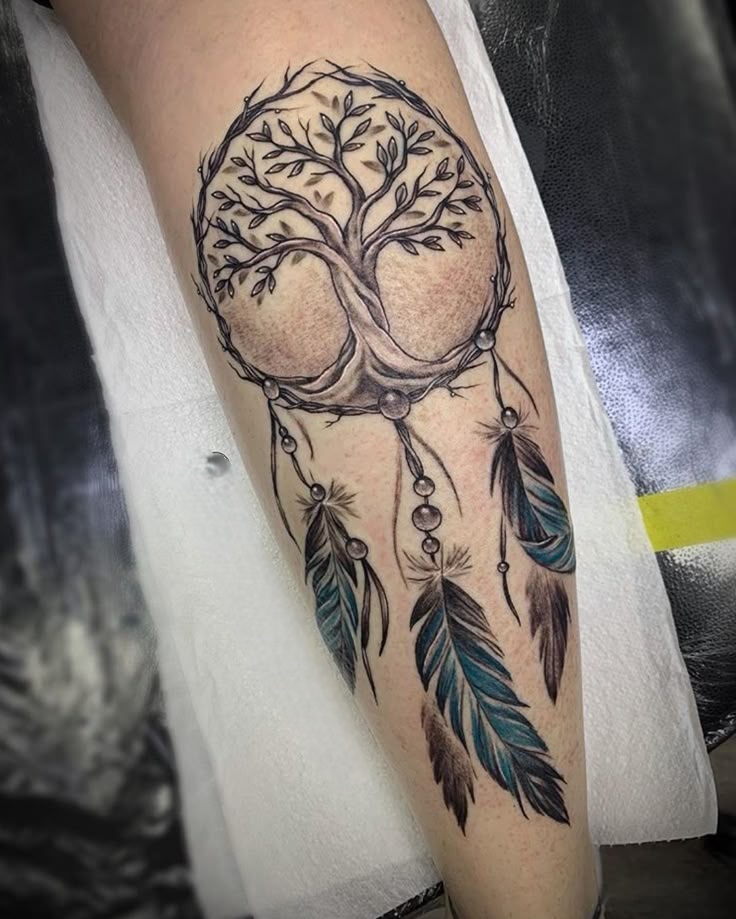 25 Designs for Dream Catcher Tattoos for Women and Men and Traditional Styles