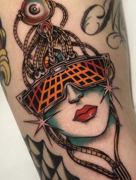 30 Cyberpunk Tattoo Ideas 2025 with Arm, Sleeve, Hand, and Back Designs