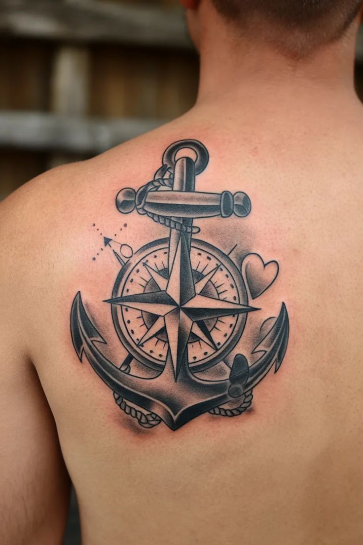 28 Compass Tattoo Ideas 2025: Designs for Men and Women, Anchor, Traditional and More