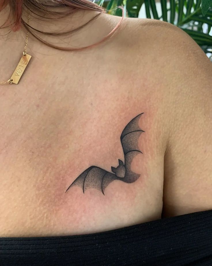 Bat Tattoo 25 Ideas in 2025 – A Collection of Stencil, Gothic, Old School, and Simple Arm and Chest Tattoos