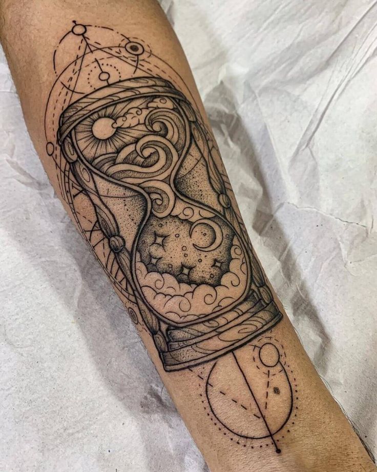 29 Hourglass Tattoo Ideas 2025 with Meaningful Designs for Men and Women — Minimalist, Feminine, Traditional