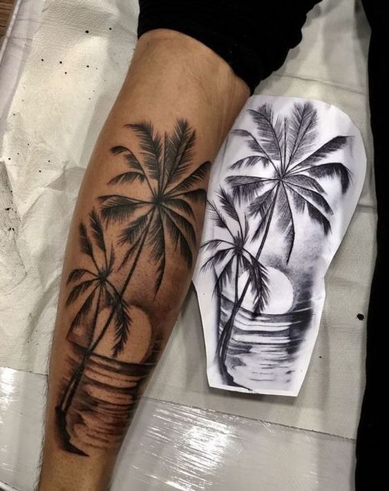 25 Palm Tree Tattoo Ideas 2025 for Women and Men – Minimalist, Traditional, Forearm &#038; Tropical Design Inspiration