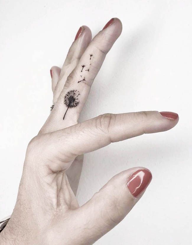 Dandelion Tattoo 24 Ideas 2025 with Fine Line, Fairy Blowing, Tiny Black and White Designs