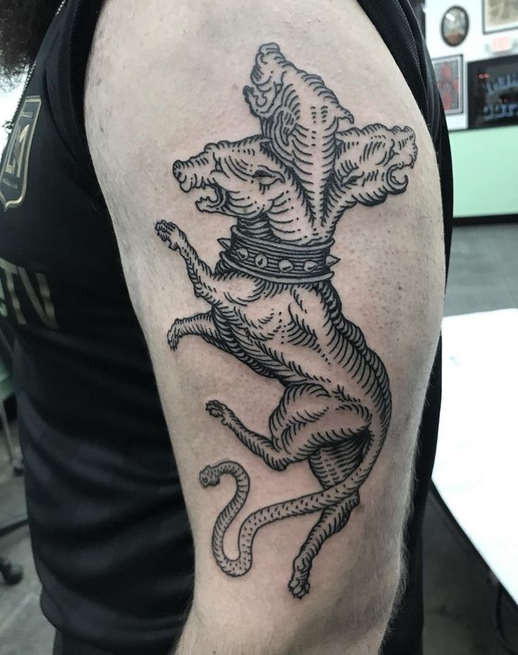 27 Cerberus Tattoo Ideas 2025 with Greek Mythology Designs for Chest, Shoulder, and Cute Styles