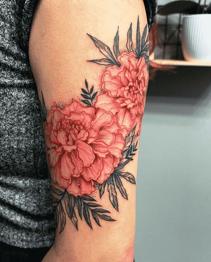 26 Marigold Tattoo Ideas 2025 for Every Style – Fineline, Realistic, Black and White, Traditional, and Color Designs