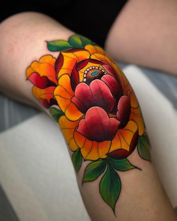 29 Unique Knee Tattoo Ideas 2025: Traditional, Japanese, Gothic, Flower, Skull on Moth, Symmetrical Designs