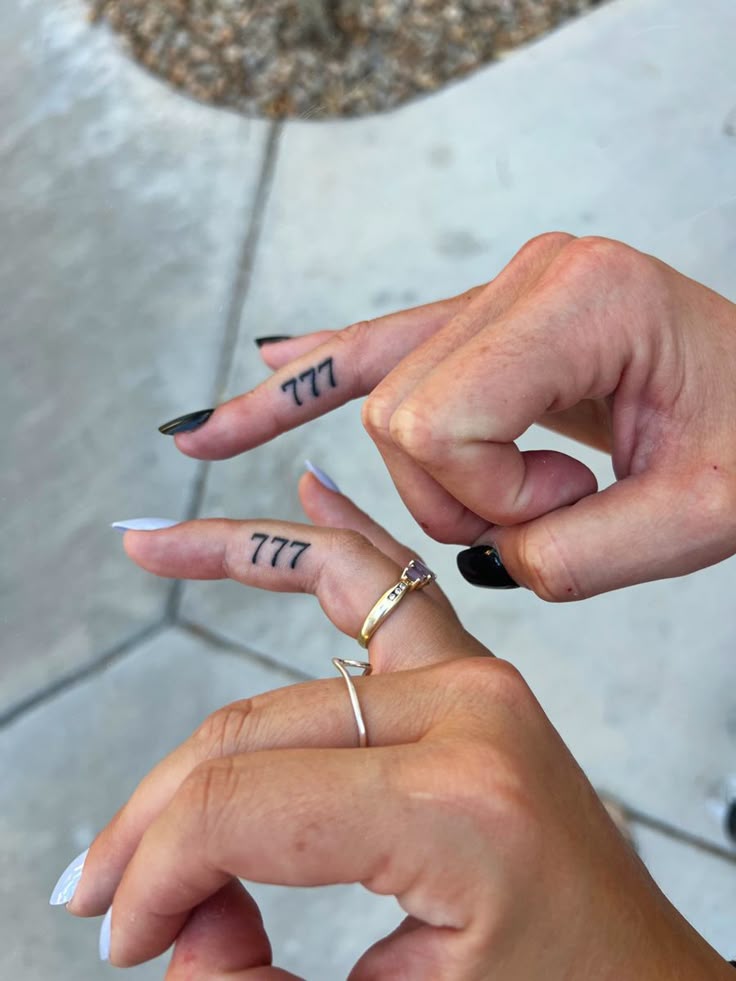 26 Best 777 Tattoo Ideas 2025 for Men and Women – Finger Placement Meaning &#038; Inspiration
