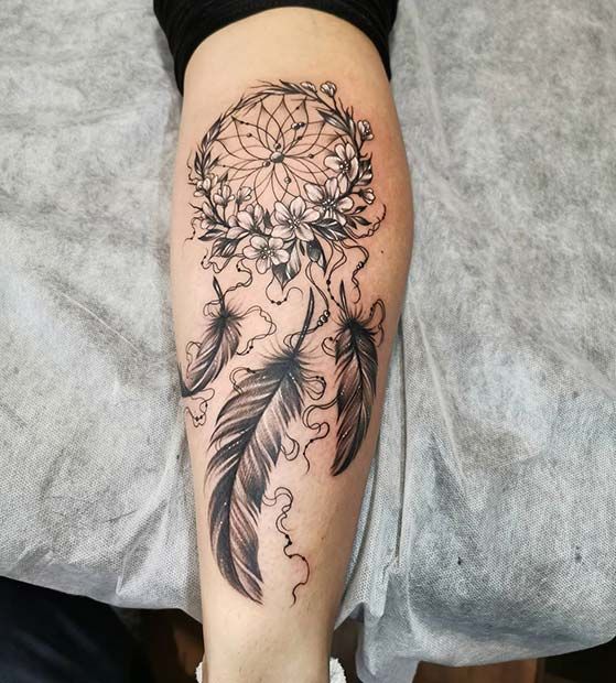 25 Designs for Dream Catcher Tattoos for Women and Men and Traditional Styles