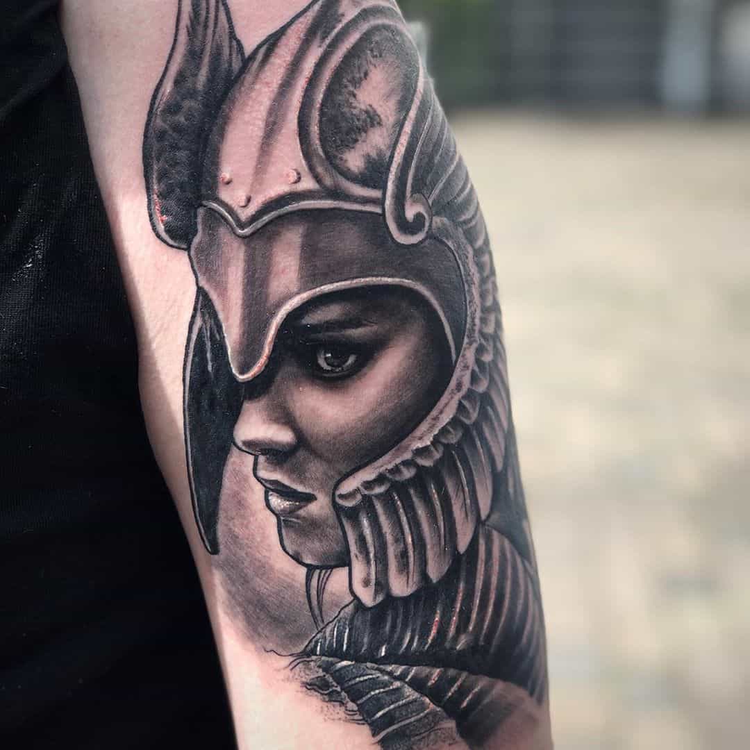 27 Norse Mythology Tattoo Valkyries Ideas Featuring Female Warriors &#038; Symbolic Designs