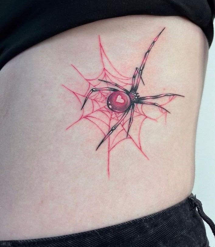 27 Spider Web Tattoo Ideas 2025 for Men and Women – Shoulder, Full Sleeve, Stencil Designs