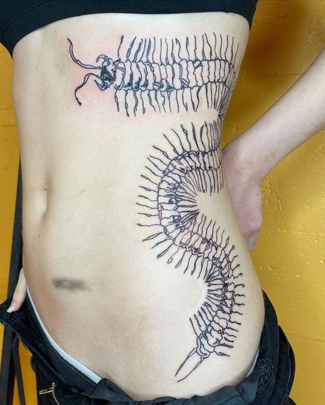 31 Centipede Tattoo Ideas 2025: Blackwork, Traditional, Tokyo Ghoul, Spider Lily, Skull, Giant Back