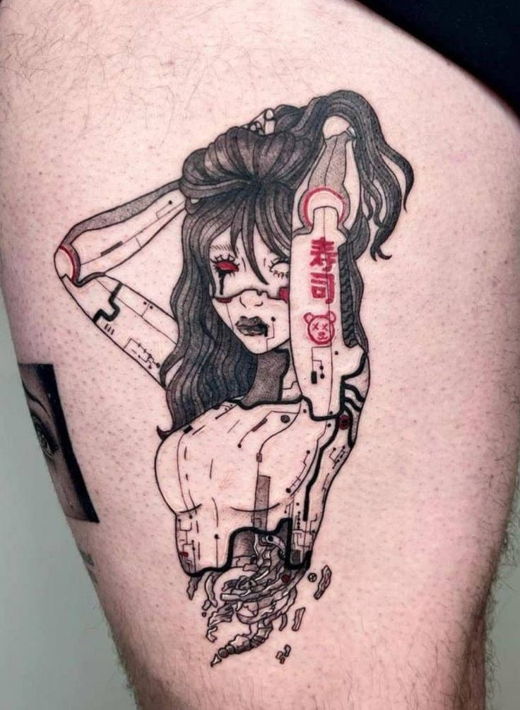 30 Cyberpunk Tattoo Ideas 2025 with Arm, Sleeve, Hand, and Back Designs